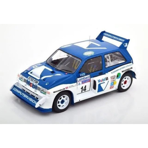 1:43 Масштабная модель MG METRO 6R4 #14 D.Llewellin/P.Short RAC Rally 1986