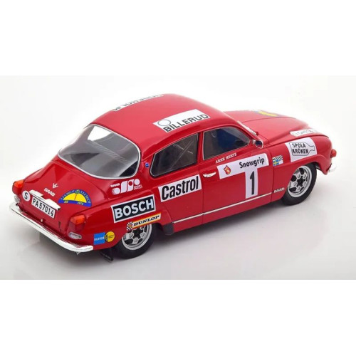 1:18 Масштабная модель SAAB 96 V4 #1 "Saab Scania Team" Blomqvist/Hertz Winner Rally Sweden 1973