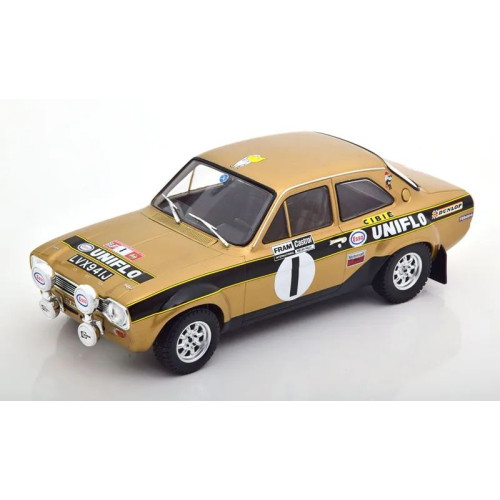 1:18 Масштабная модель FORD Escort MKI RS 1600 #1 "Team Esso Uniflo" Clark/Porter Welsh Rally 1972