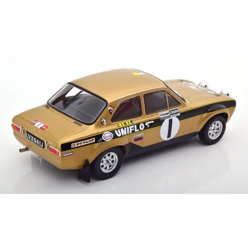 1:18 Масштабная модель FORD Escort MKI RS 1600 #1 "Team Esso Uniflo" Clark/Porter Welsh Rally 1972