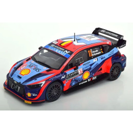 1:18 Масштабная модель HYUNDAI i20 N Rally1 #11 "Hyundai Shell Mobis WRT" Neuville/Wydaeghe 6 место Rally Monte Carlo (2022)