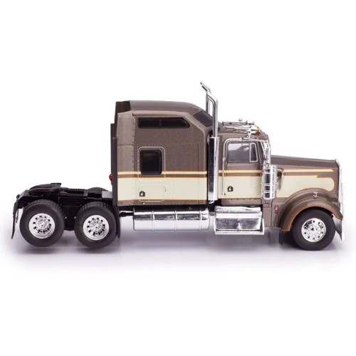 1:43 Масштабная модель Kenworth W 900 седельный тягач 1999 коричневый металлик с кремовым