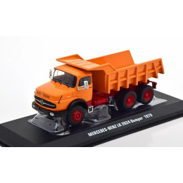 1:43 Масштабная модель MERCEDES-BENZ LK 2624 Kipper 1979, orange / red