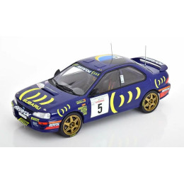 1:18 Масштабная модель SUBARU Impreza 555 #5 Sainz/LMoya 4 место Rally Tour de Corse 1995