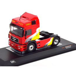 1:43 Масштабная модель MAN F2000 towing vehicle, red grey yellow