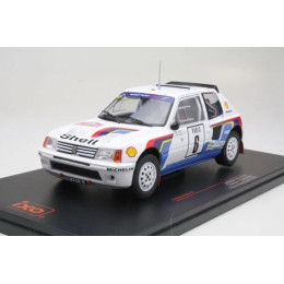 1:24 Масштабная модель PEUGEOT 205 Turbo 16 #6 "Peugeot Talbot Sport" Salonen/Harjanne 3 место Rally Monte Carlo Чемпион мира 1985