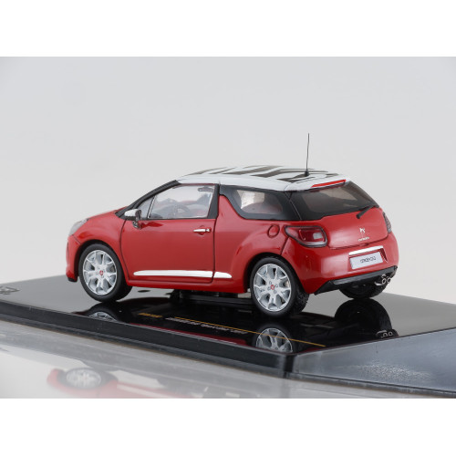 1:43 Масштабная модель Citroen DS3 Sport Chic - red/white 2011