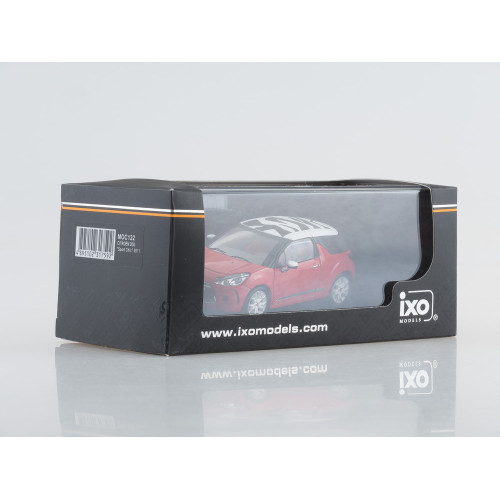 1:43 Масштабная модель Citroen DS3 Sport Chic - red/white 2011