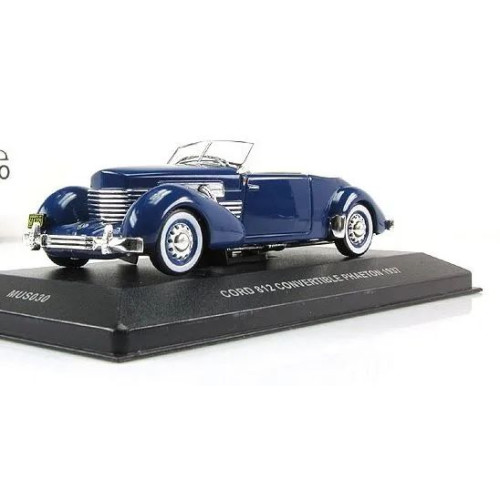 1:43 Масштабная модель Cord 812 Convertible Phaeton Blue 1937