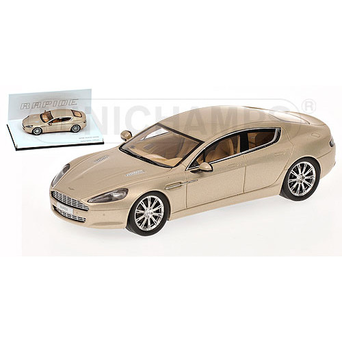 1:43 Масштабная модель ASTON MARTIN RAPIDE - GENEVA 2010 - SILVER BLONDE L.E. 1010 pcs.