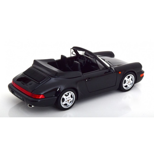 1:18 Масштабная модель PORSCHE 911 (964) Carrera 4 Convertible (1990), black metallic