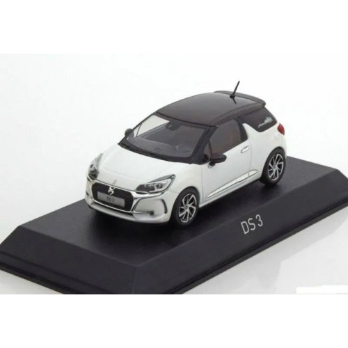 1:43 Масштабная модель Citroen DS3 (рестайлинг) 2016 белый перламутр