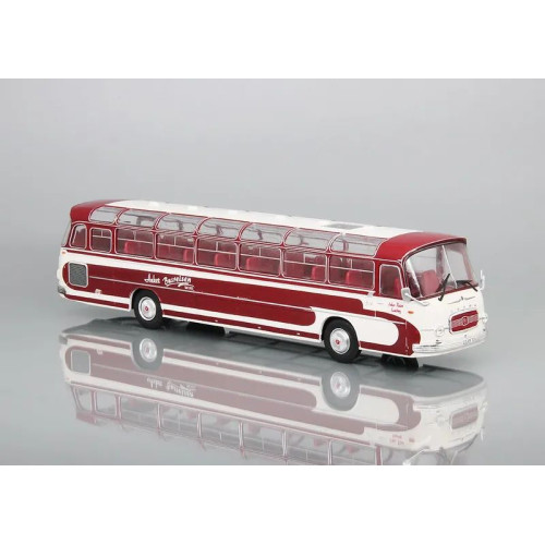 1:43 Масштабная модель Автобус SETRA S-14 KSSBOHRER GERMANY 1961 Red/Beige