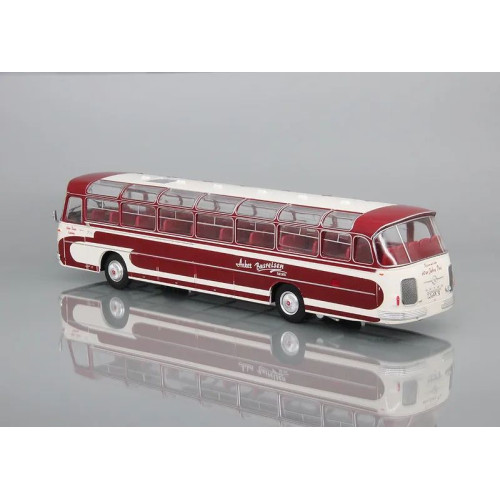 1:43 Масштабная модель Автобус SETRA S-14 KSSBOHRER GERMANY 1961 Red/Beige