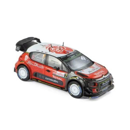 1:43 Масштабная модель Citroen C3 WRC #7 A.Mikkelsen/A.Jaeger Rally Pologne 2017