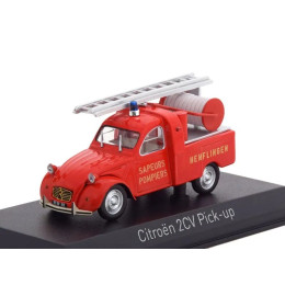 1:43 Масштабная модель Citroen 2CV Pick-Up с лестницей Pompiers (пожарный) 1963