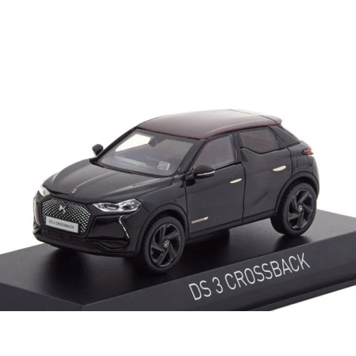 1:43 Масштабная модель Citroen DS3 Crossback La Premiere (кроссовер) 2019 черный с красным