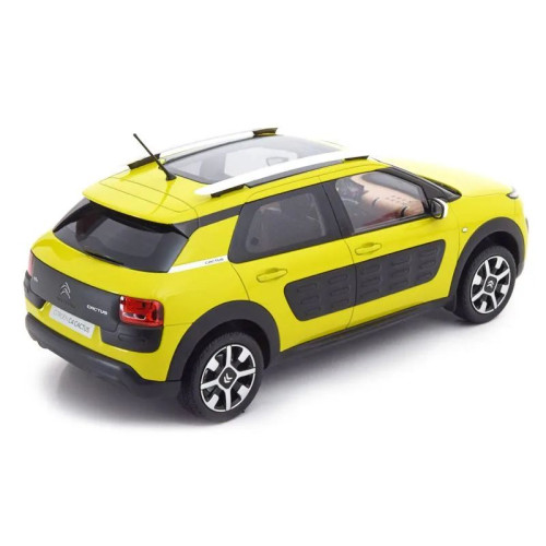 1:18 Масштабная модель Citroen C4 Cactus (кроссовер) 2014 желтый с черным