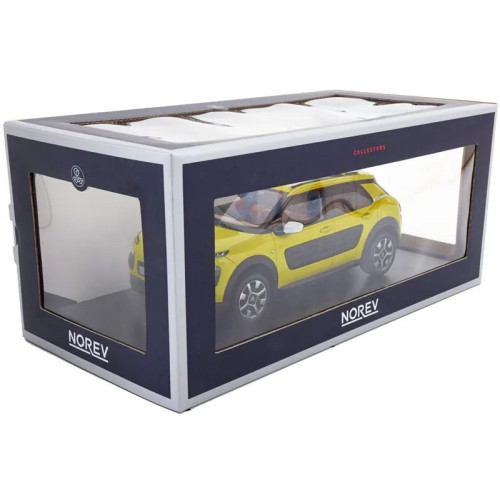 1:18 Масштабная модель Citroen C4 Cactus (кроссовер) 2014 желтый с черным