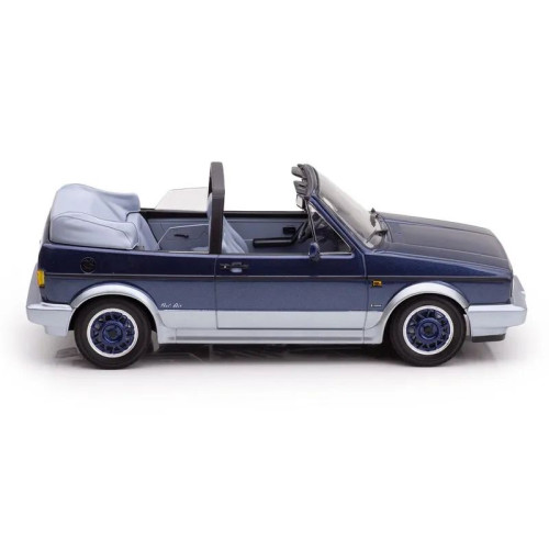 1:18 Масштабная модель Volkswagen Golf I Cabriolet Bel Air 1992 синий металлик