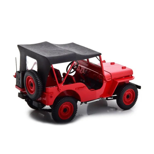 1:18 Масштабная модель Jeep Willys 1942 красный