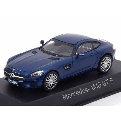 1:43 Масштабная модель Mercedes-AMG GT S (С190) 2015 синий металлик