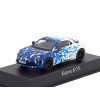 1:43 Масштабная модель Renault Alpine A110 Test Version 2017 белый с синим