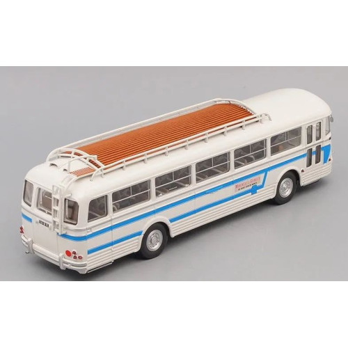 1:43 Масштабная модель Автобус CHAUSSON AP52 1955 Clear Blue/Blue