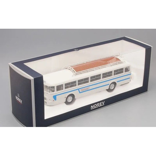 1:43 Масштабная модель Автобус CHAUSSON AP52 1955 Clear Blue/Blue