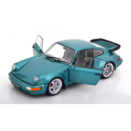 1:18 Масштабная модель PORSCHE 911 (964) Turbo 3.6 (1991), green metallic