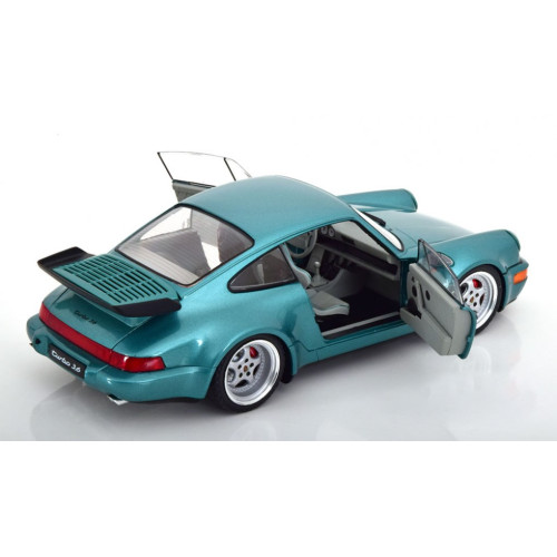 1:18 Масштабная модель PORSCHE 911 (964) Turbo 3.6 (1991), green metallic