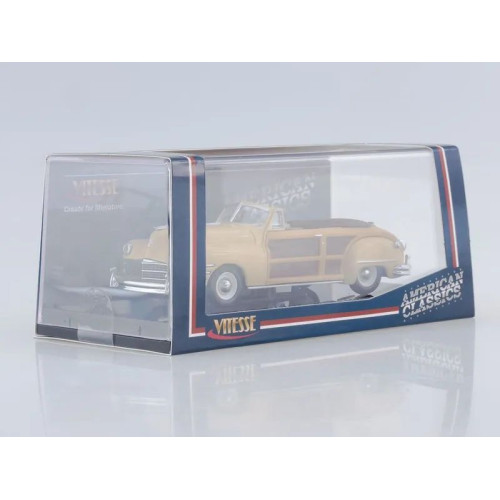 1:43 Масштабная модель 1947 Chrysler Town & Country (Yellow Lustre)