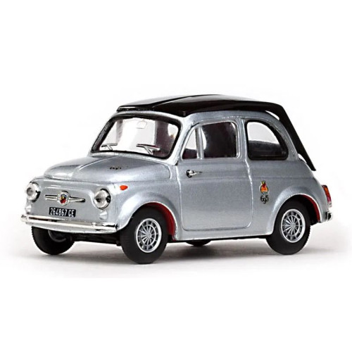 1:43 Масштабная модель Fiat Abarth 695 SS, Silver Metallic/Black 1964