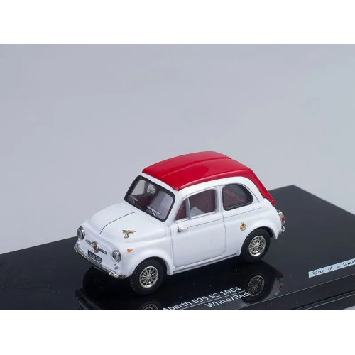 1:43 Масштабная модель Fiat Abarth 595 SS, Whitered 1964