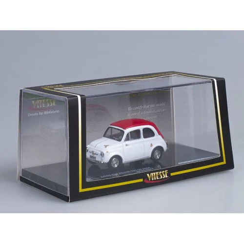 1:43 Масштабная модель Fiat Abarth 595 SS, Whitered 1964