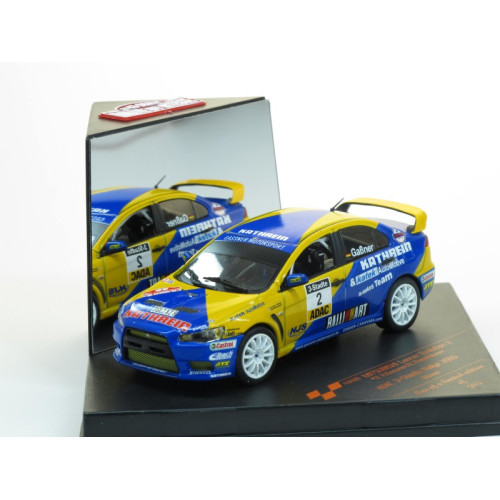 1:43 Масштабная модель MITSUBISHI LANCER EVOLUTION X No.2 Winner ADAC 3-Staedte Rallye 2009, limited edition only 595 pcs