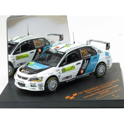 1:43 Масштабная модель MITSUBISHI LANCER EVO IX - #50 A. Araujo / M.Ramalho