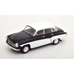 1:24 Масштабная модель WARTBURG 312 1965 Black/White