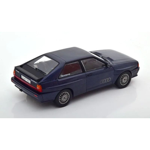 1:24 Масштабная модель AUDI Quattro 1981 Metallic Dark Blue