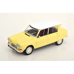 1:24 Масштабная модель CITROEN Ami 6 1968 Light Yellow/White