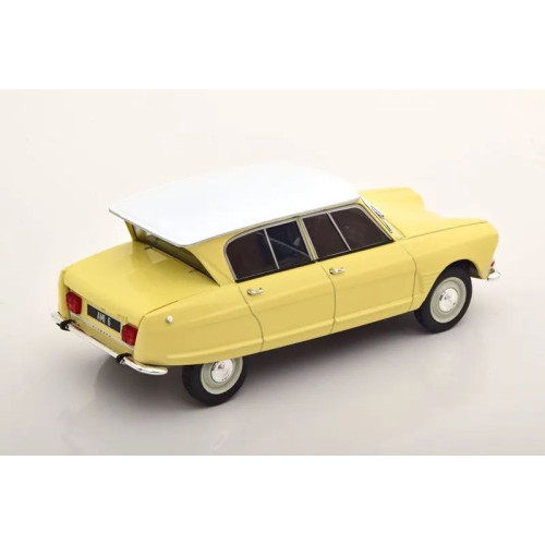 1:24 Масштабная модель CITROEN Ami 6 1968 Light Yellow/White