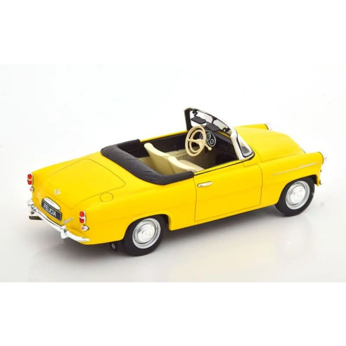 1:24 Масштабная модель SKODA Felicia Convertible 1959 Yellow