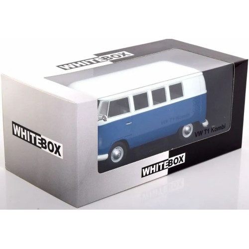 1:24 Масштабная модель VW T1 Bus 1960 Blue/White