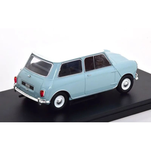 1:24 Масштабная модель AUSTIN MINI Cooper S RHD 1965 Light Blue/White