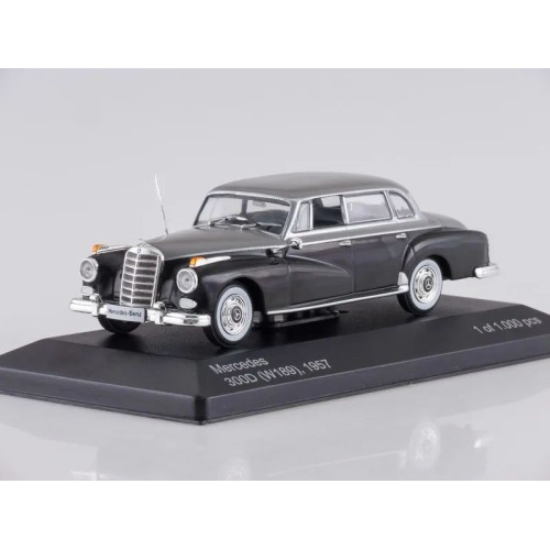 1:43 Масштабная модель Mercedes-Benz 300D (W189), black/grey 1957