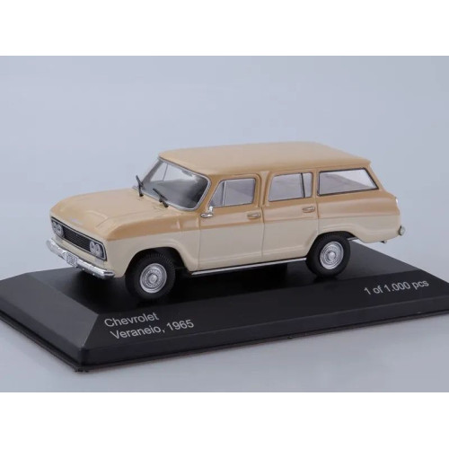 1:43 Масштабная модель Chevrolet Veraneio, beige/light beige 1965