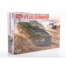 1:35 Сборная модель British Heavy Tank FV221 Caernarvon