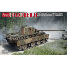 1:35 Сборная модель Немецкий тяжелый танк Panther II Rheinmetall turret