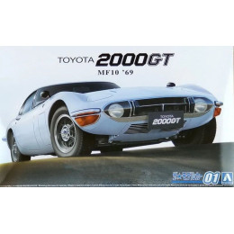 1:24 Сборная модель Toyota MF10 2000GT '69