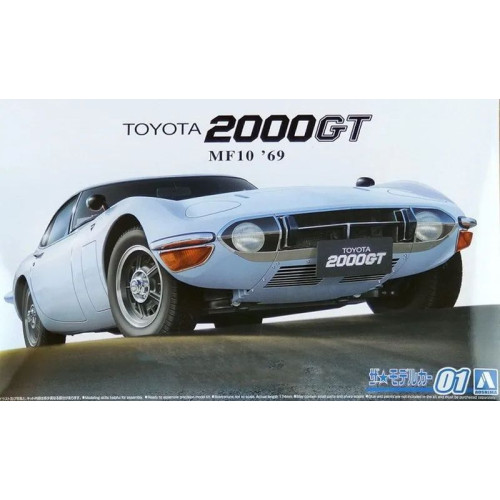 1:24 Сборная модель Toyota MF10 2000GT '69